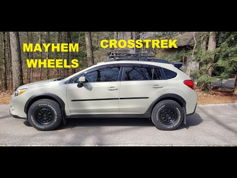 Mayhem Wheels on a Crosstrek