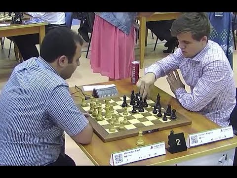 BEAUTIFUL TACTICAL ENDGAME!!! MAGNUS CARLSEN VS RAUF MAMEDOV | BLITZ CHESS 2014 - WORLD BLITZ CHESS