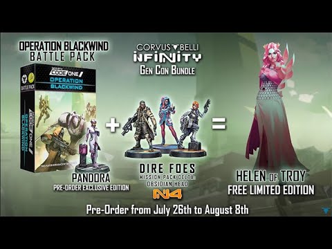 Review/Unboxing - INFINITY CODE ONE : OPERATION BLACKWIND - Corvus belli