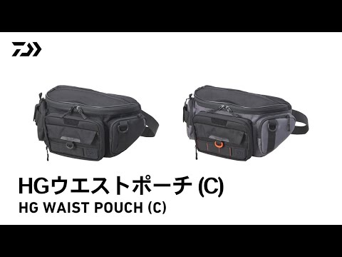 Daiwa HG Waist Pouch Gray and Orange