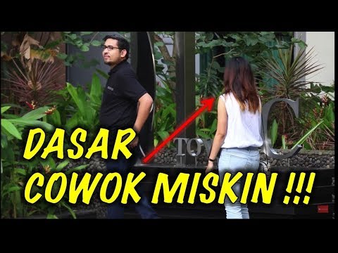 PRANK !!!!  ORANG KAYA NYAMAR JADI ORANG MISKIN NGERJAIN CEWE MATRE - GOLD DIGGER PRANK INDONESIA