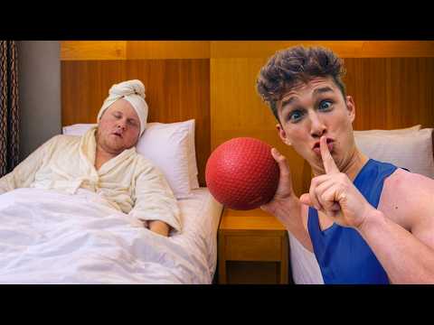 We played Dodgeball in a Hotel!