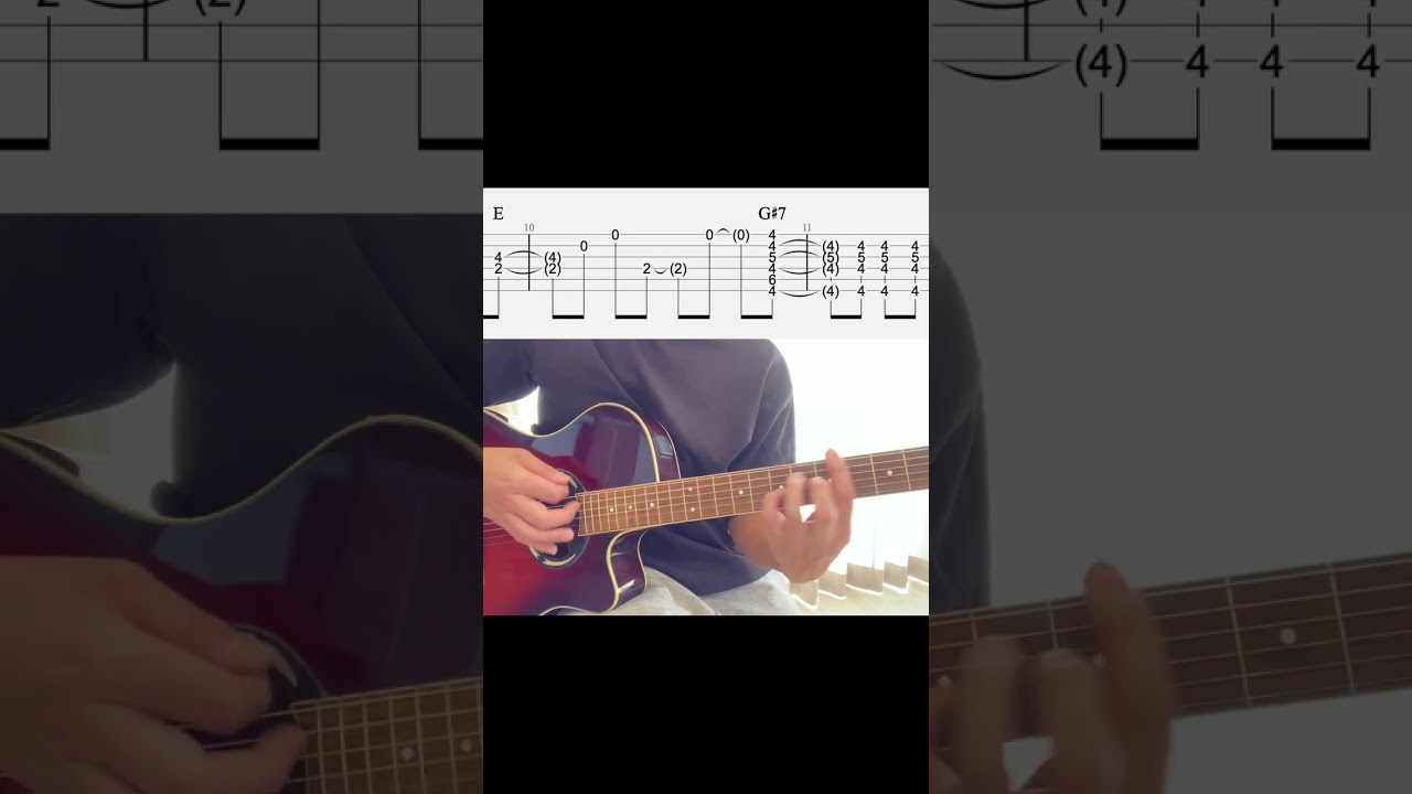 茜 / ヨルシカ　#アコギ　#弾き語り　#shorts