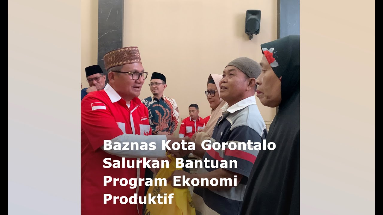 Baznas Kota Gorontalo Salurkan Bantuan Program Ekonomi Produktif