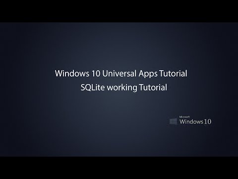 Windows 10 Universal Apps SQLite in UWP