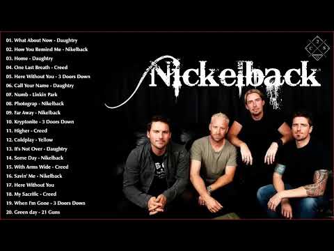 Daughtry, Creed, Nickelback, And 3 Doors Down Best Alternative Rock Compilation