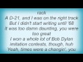 Loudon Wainwright Iii - Talking New Bob Dylan Lyrics