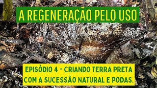 A REGENERAÇÃO PELO USO - EPISÓDIO 4 - Criando terra preta com a sucessão natural e podas.