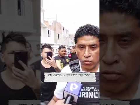 PNP captura a presunto implicado en homicidio de sujeto en SMP