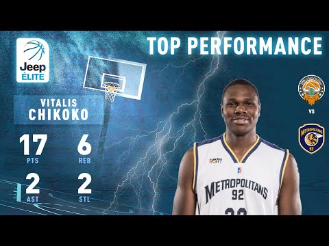 Vitalis Chikoko (17 points) Highlights vs. Le Portel