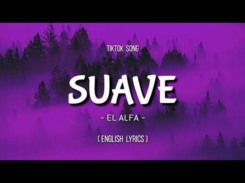 El Alfa - Suave (English Lyrics) [TikTok Song / SpeedUp ] | English Lyrics + Translation