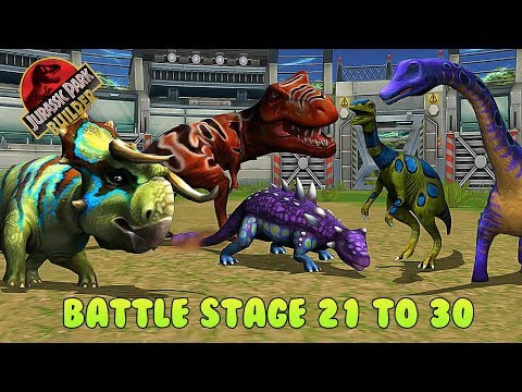 BATTLE ARENA (STAGE 21 TO 30) - JURASSIC PARK BUILDER