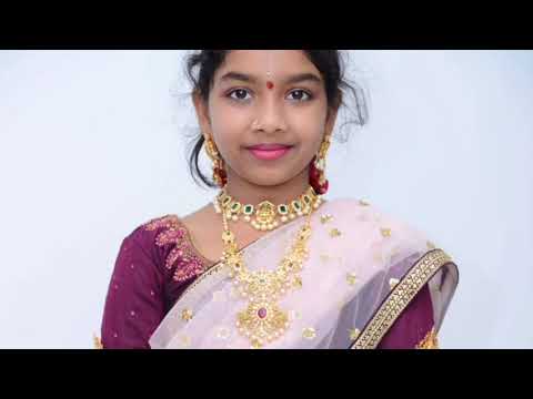 half saree fanchan  my sister