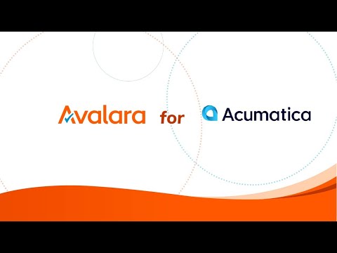 Démonstration Avalara + Acumatica