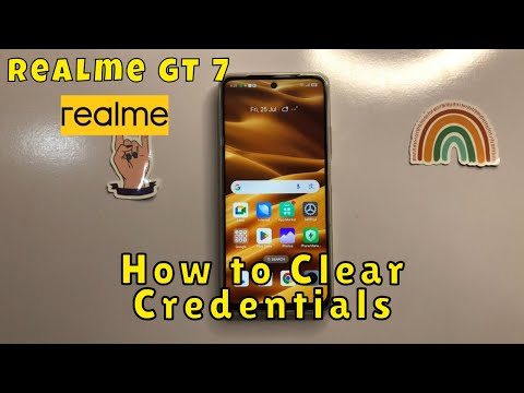 Realme GT 7 – How to Clear Credentials