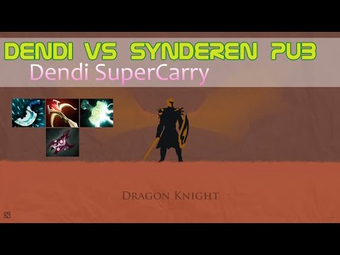 Dendi - Patch 6.88 - 7k MMR Dragon Knight - Dendi VS Synderen Pubstomp