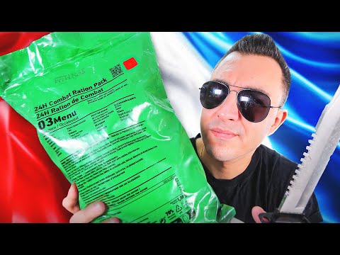 I'm testing the French RATION COMMANDO 2024! (it's huge)