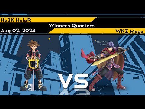 Xeno296 Winners Quarters - HelpR (Sora) vs Mega (Ike) - Smash Ultimate