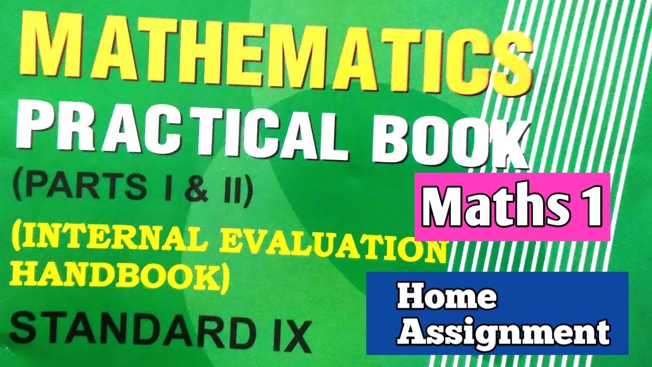 Vikas Mathematics Practical Book Class 9 Solution/ Maths 1 Home Assignment /Mathematics Easy Way