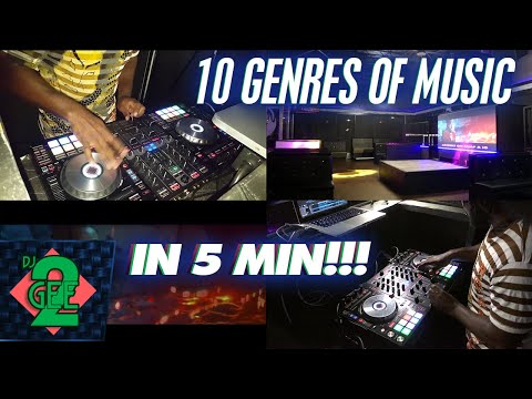 10 DIFFERENT GENRES!! 🎧🎬5 min DJ mix with MUSIC VIDEOS! @DJGEE2 International 🌏🌍🌎