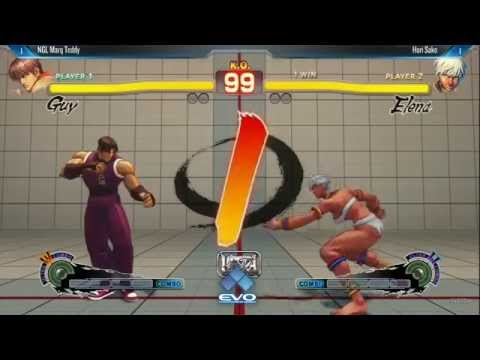 [EVO 2014 USFIV Top 256] NGL Marq Teddy (Guy) vs Hori Sako (Elena)