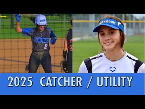 Natali McGuire 2025 Softball Skills Video | Catcher/Utility | 1.7 Pop Time
