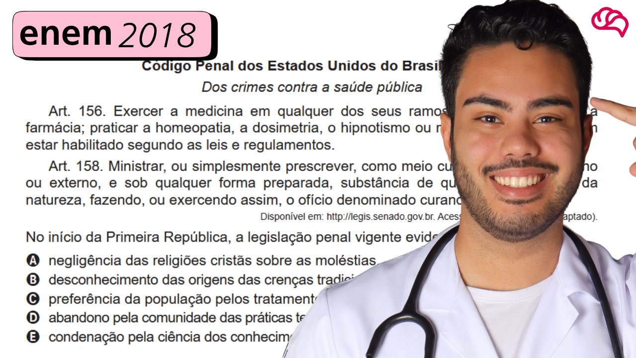 Resolução em Vídeo — Questão 76 ENEM 2018