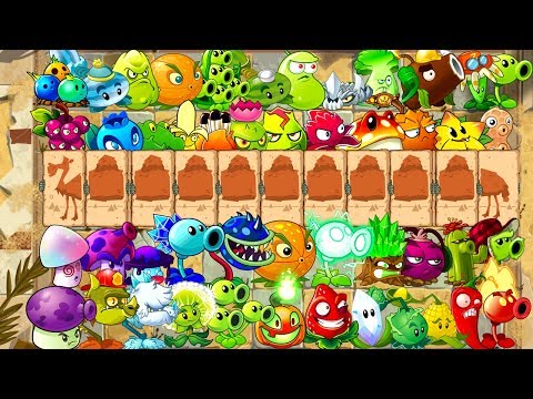 Plants vs Zombies 2 Overview Every Plant Power-Up vs Camel Zombies Official Primal Gameplay PVZ 2