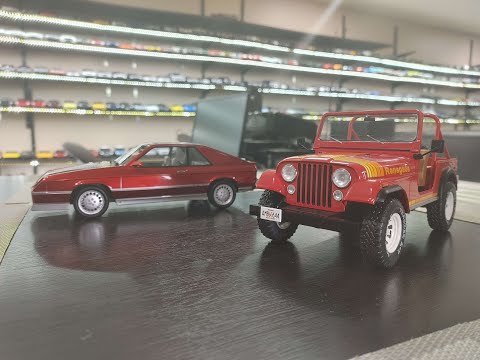 1:18 Diecast Review Unboxing MCG Jeep CJ-7 Renegade & LS Collectibles Dodge Shelby Charger