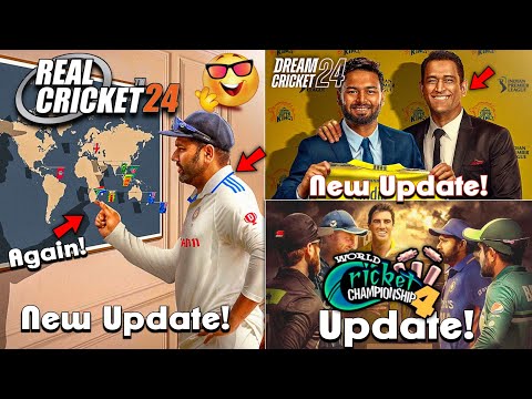 Real Cricket 24 New Update Again | WCC-4 Finally? Dream Cricket 24 IPL 2024 Update, CDX Cricket!!