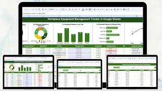 Workplace Equipment Management Tracker in Google Sheets
