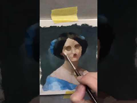 Color study for oil painting 🎨 (Mixing Guide in description) #shorts