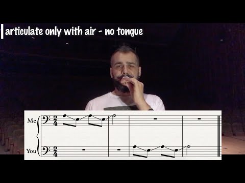 Trombone Mouthpiece 5 min. Warm up "buzz" - with Alex Moraru - play along