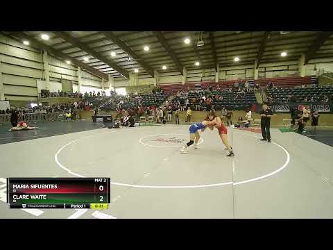 144 Lbs 5th Place Match - Maria Sifuentes, ID Vs Clare Waite, ID 714f