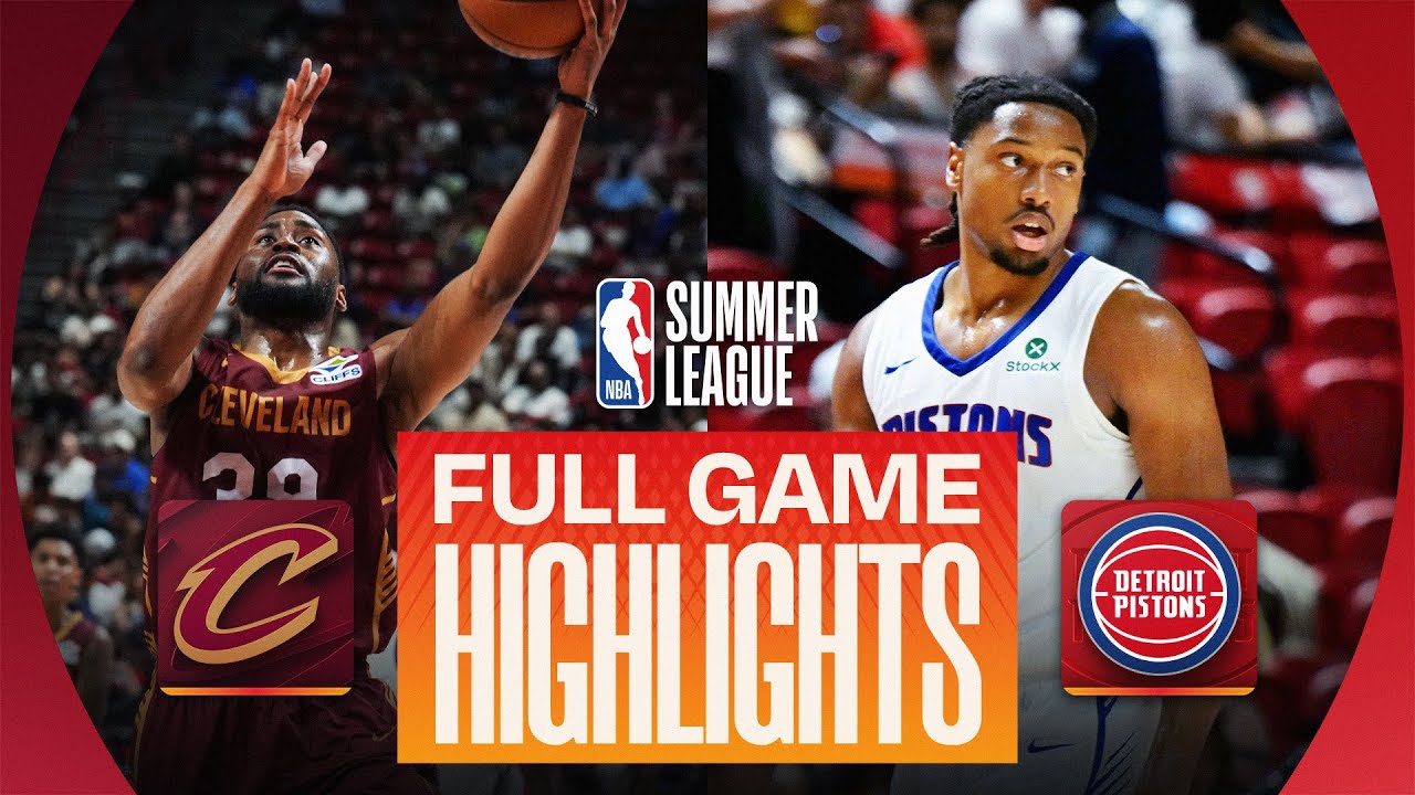 CAVALIERS vs PISTONS | LAS VEGAS SUMMER LEAGUE | FULL GAME HIGHLIGHTS | July 12, 2026