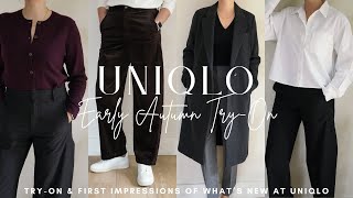 Uniqlo New In Early Autumn Try On