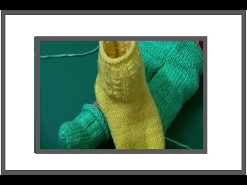 🧦 Socken stricken   Sprossenmuster  Knit in the round   Knit socks