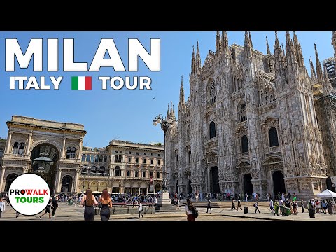 Milan ???????? Walking Tour - 4K60fps with Captions - Prowalk Tours Italy