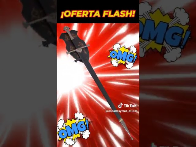 Vídeo relacionado con AMONT | Espada Andúril Decorativa El Señor de los Anillos | Réplica Sin Filo de Bambú con Runas para Exhibición Coleccionista | EYM