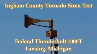 preview picture of video 'Lansing, MI Federal Thunderbolt 1000T Siren Test'