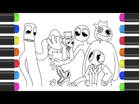 NEW Rainbow Friends Coloring Page #coloring #coloringpage #rainbowfriends