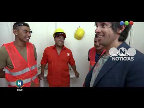 Hired for a day: road worker - Telefe News