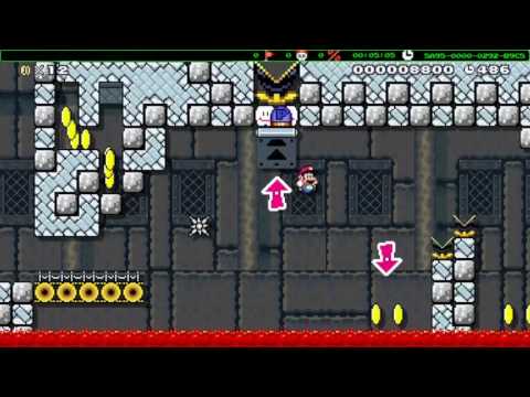 Super Mario Maker - 09/02 Friday blind kaizo race 1st place finish