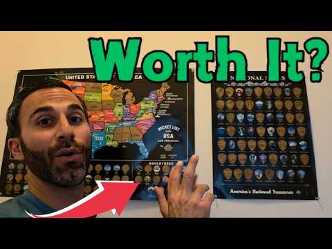 Scratch Off Map Usa