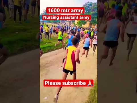 Nursing assistant army bharti ayodhya ✅#army #nursing #ayodhya #shorts #1600meter