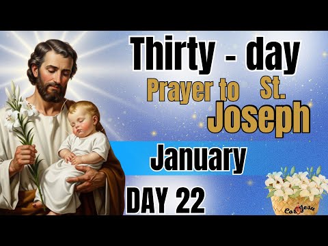 🙏🔔 DAY 22 | Thirty-Day Devotion to Saint Joseph | Pray for Impossible Needs With St. Joseph 💫