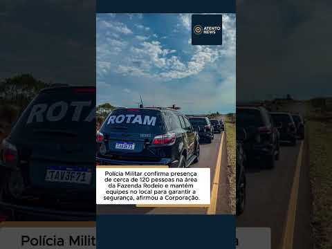 PM reforça policiamento em fazenda ocupada pelo MST em Reserva do Iguaçu