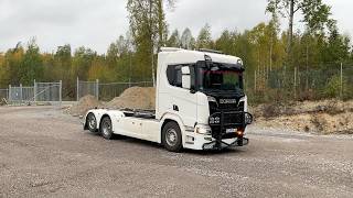 Scania R580 6x2 V8 Euro6 hook lift truck | Image 4 - Autoline