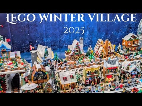 2025 Lego winter village display 