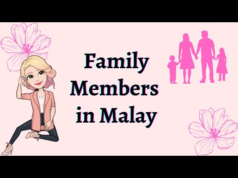 ✨Family Members in Malay (Learn Malay with Miuki)
